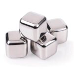 یخ استیل مکعبی 8 عددی همراه انبر - Image 3