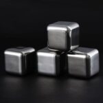 یخ استیل مکعبی 8 عددی همراه انبر - Image 6