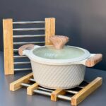 زیر دیگی کشویی چوب و استیل